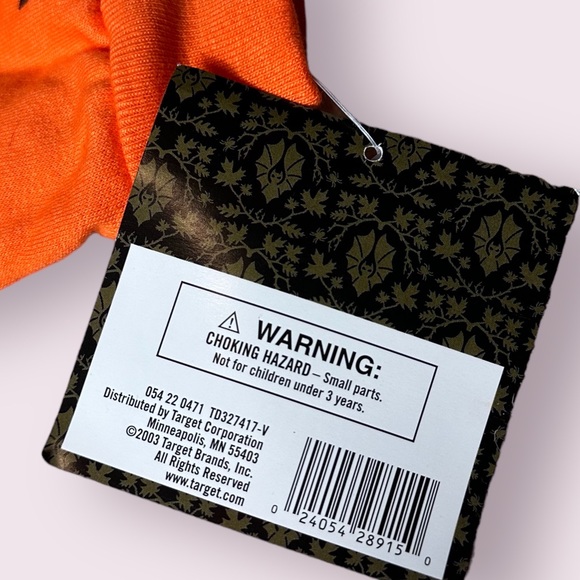 Vintage NWT Baby Halloween Vampire Bat Pumpkin Musical Hoodie One Piece Sz 9 Mon - Picture 9 of 9